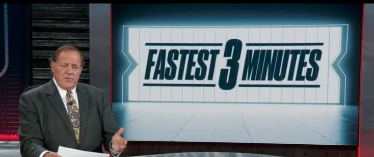 Chris Berman Fastest 3-minutes poster photo